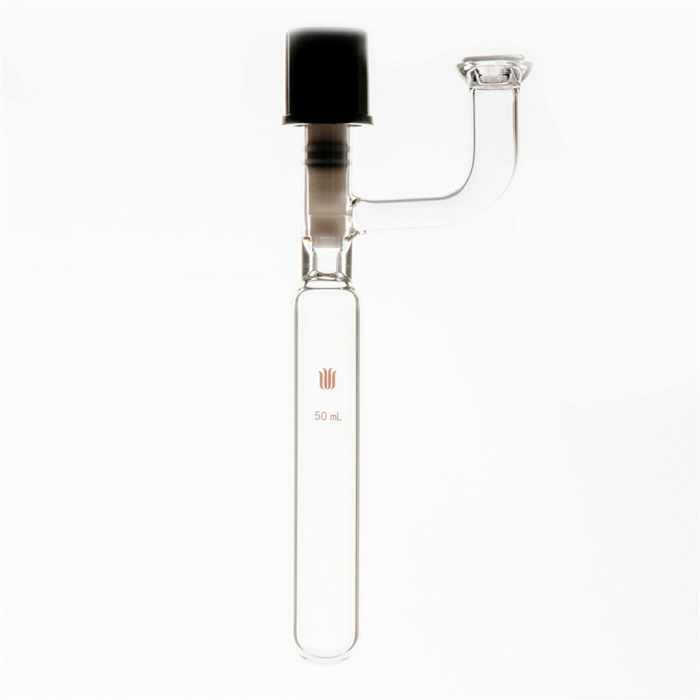 气体或液体存瓶,15#砝兰口,8mm高真空，容量：50mL