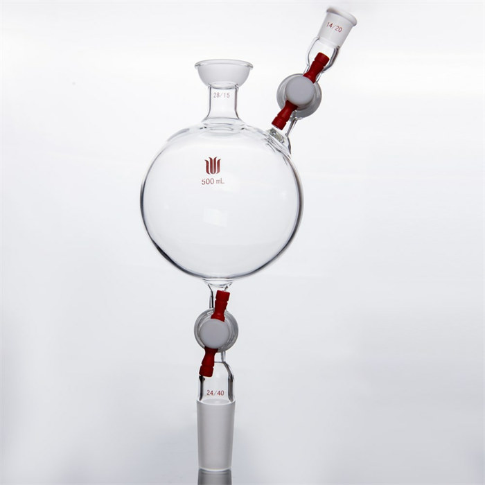 溶剂纯化系统接受瓶，容量：500ml，上28/15，下24/40，侧14/20