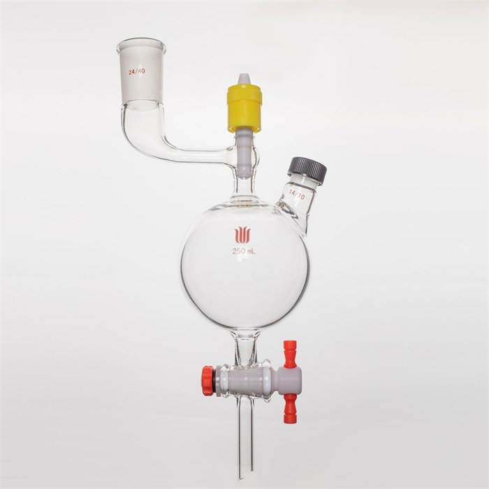 溶剂纯化系统，接受瓶，250ml,新型8mm高真空，左24/40，右14/10