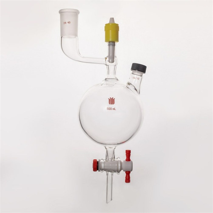 溶剂纯化系统，接受瓶，500ml,新型8mm高真空，左24/40，右14/10