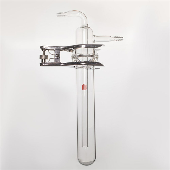 40#球法兰接口，可拆式直型冷肼，有效长度：250mm