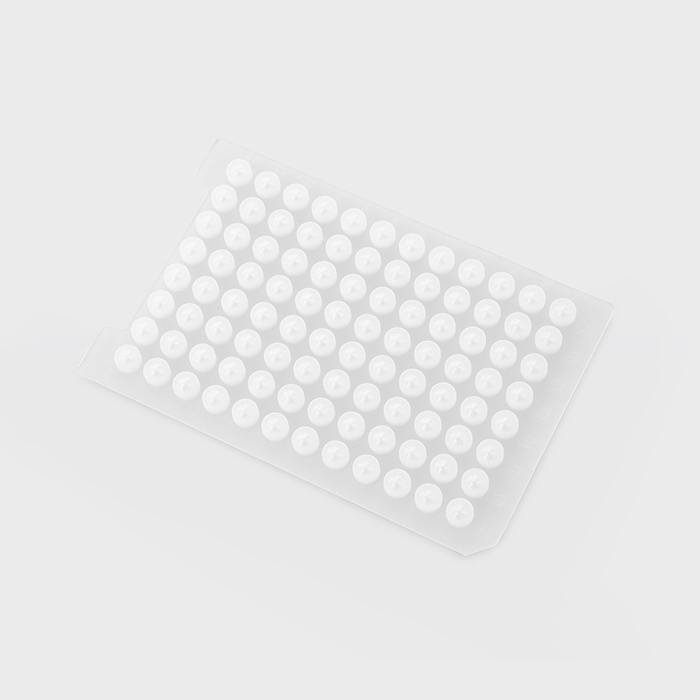 硅胶片 适用于96孔深孔板 圆形孔 1ml 可穿刺 化学耐受型