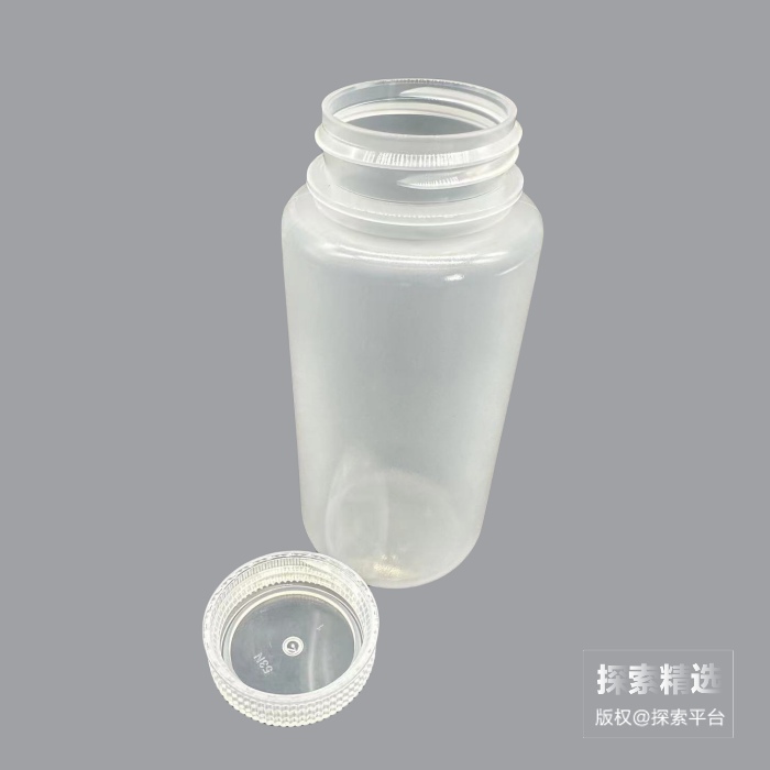 pp塑料耐高温广口试剂瓶 500ml透明 - 玖梧精选