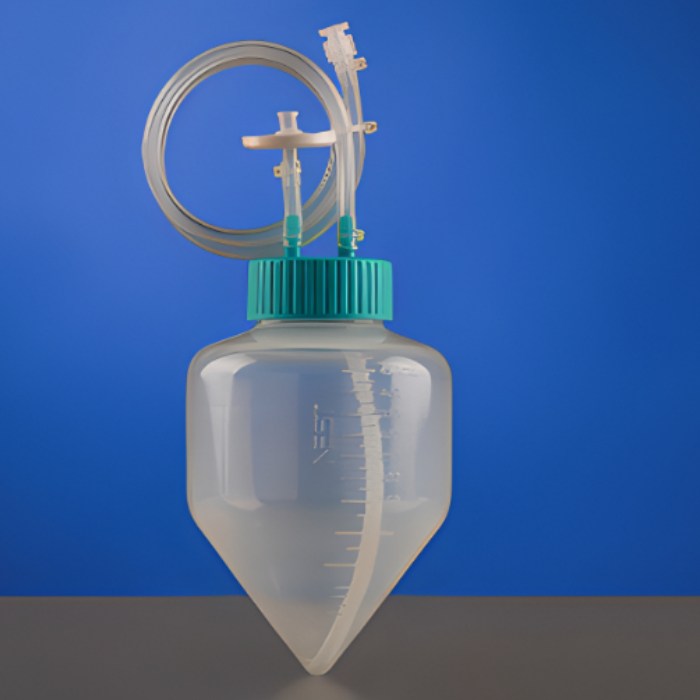 500ml 离心管密闭系统，预装双向转移盖，灭菌硅胶管（50cm，1/8 ID, 1/4 OD），CPC阳接头，滤器（0.22um, 4.5cm²） - 耐思/Nest