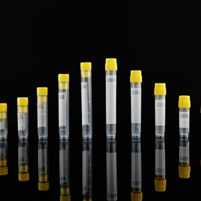 二维码冻存管，1.5ml，双射外旋，圆底可立，10*10盒装，灭菌 - 耐思/Nest
