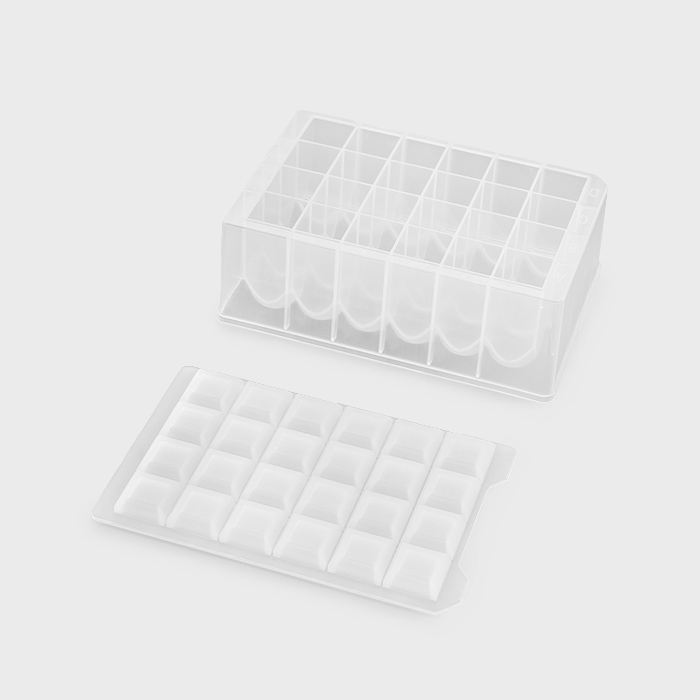 硅胶片 适用与24孔深孔板 方形孔 化学耐受型
