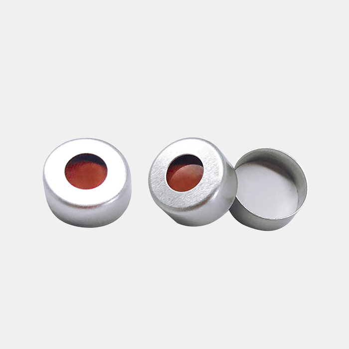 TT-Seal 11mm钳口开孔铝盖 配红色硅胶/白色PTFE,厚1mm