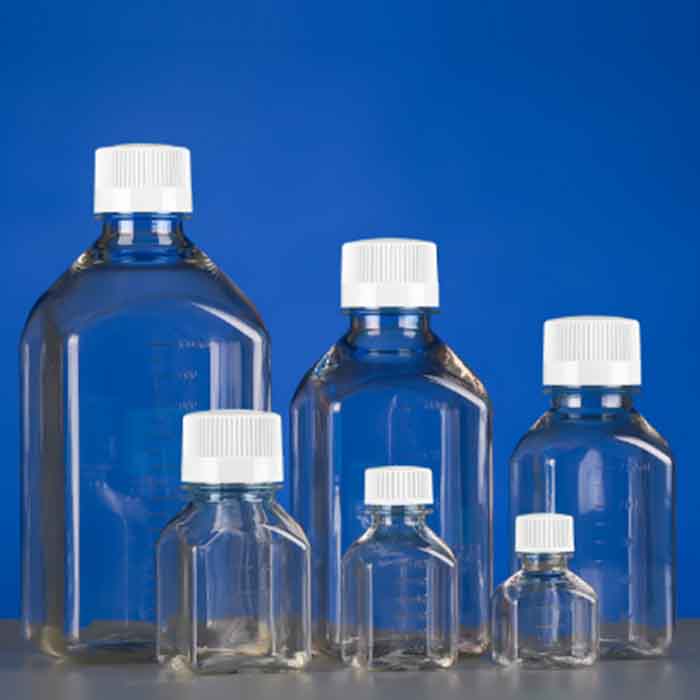 方形试剂瓶 500ml PET 灭菌 - 耐思/Nest
