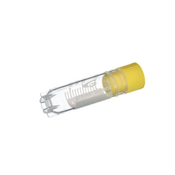 冻存管 2ml 内旋 圆底 星形站立角 黄色盖 有书写区 已灭菌 - Greiner/格瑞纳