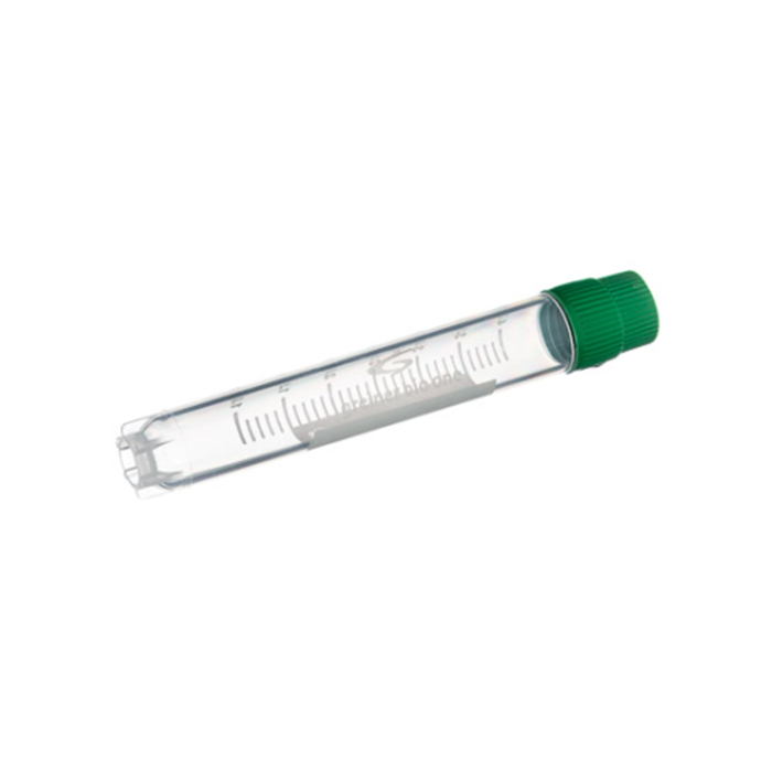 冻存管 4ml 外旋 圆底 星形站立角 绿色盖 有书写区 已灭菌 - Greiner/格瑞纳