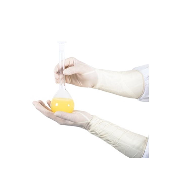一次性加厚乳胶洁净室手套12寸（300mm）无菌独立包装 符合10级 （ISO 4）7码