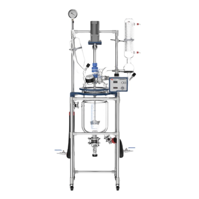 变频调速双层玻璃反应釜 10L(管制品)