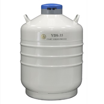 贮存型液氮生物容器 35.5L,口径125mm (不含蓝色锁盖)