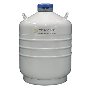 运输型液氮生物容器 35.5L,口径80mm (不含蓝色锁盖)