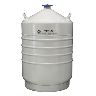 液氮型液氮生物容器 50L,口径50mm (不含蓝色锁盖)