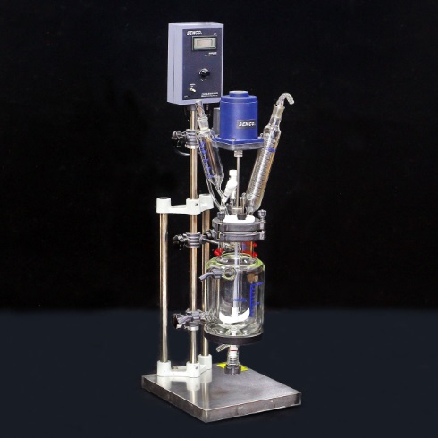 开盖式双层玻璃反应釜 1L(管制品)