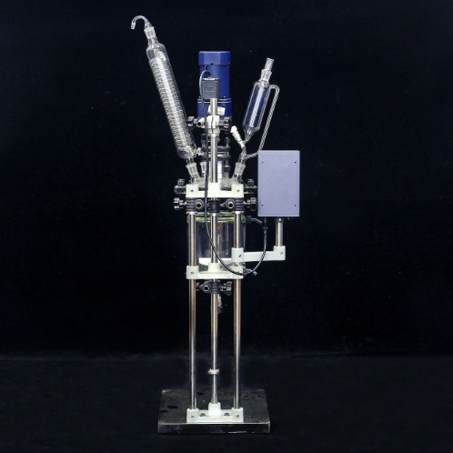开盖式双层玻璃反应釜 2L(管制品)