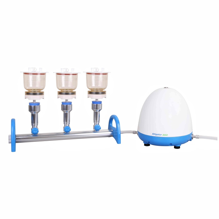 三联直排水真空过滤系统 313mbar 4.5L/min