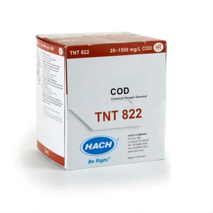 CODCr试剂 量程:20 to 1500 mg/L COD